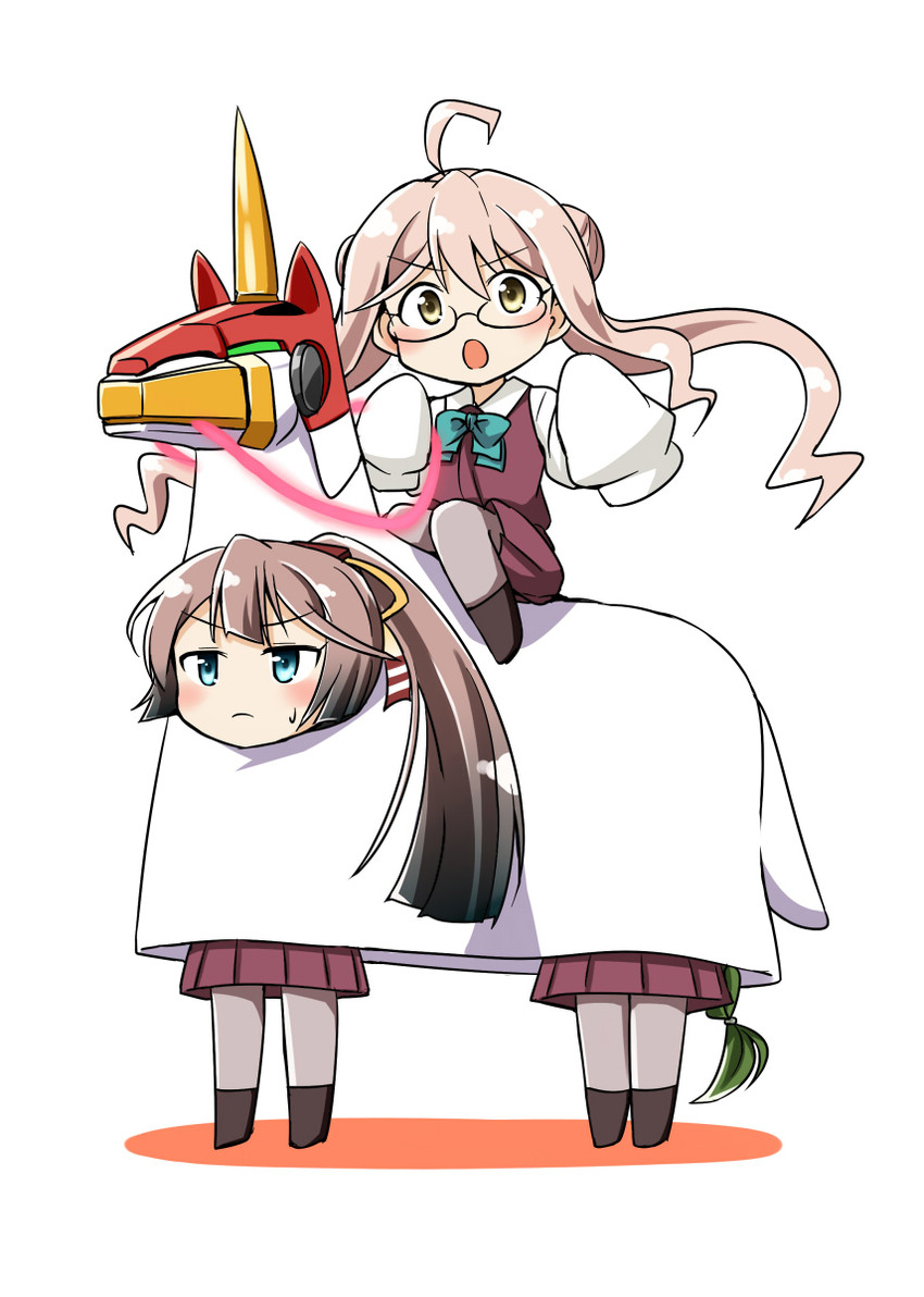 makigumo, yuugumo, kazagumo, haribote elegy, and fuunsaiki (kantai collection and 3 more) drawn by kamelie