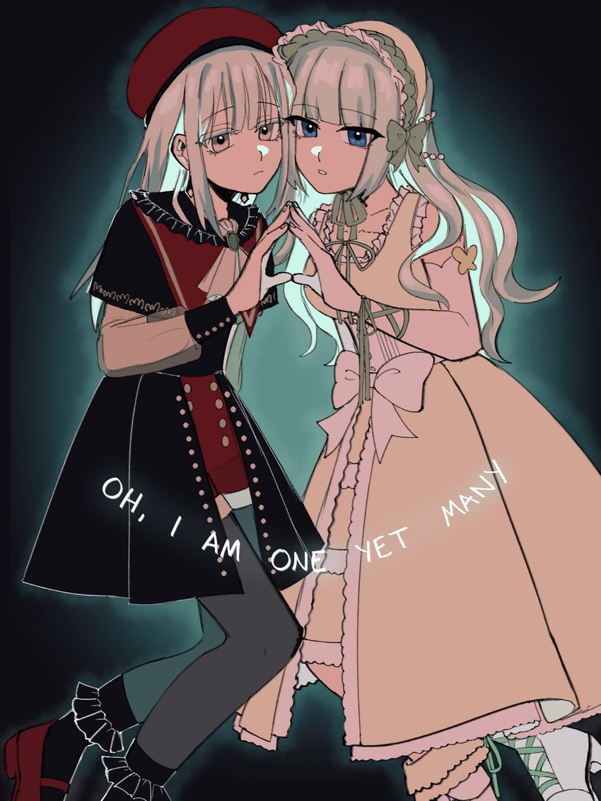 wakaba mutsumi, mortis, and clair vaux bernardus (bang dream! and 2 more) drawn by zero_(misamxsa08)