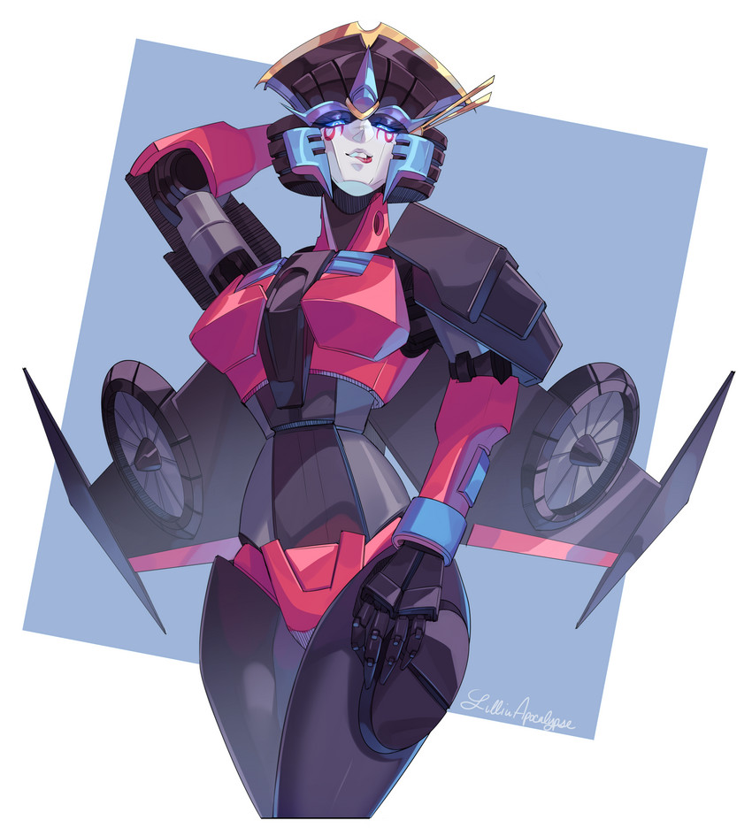 windblade (transformers and 1 more) drawn by lilinapocalypse