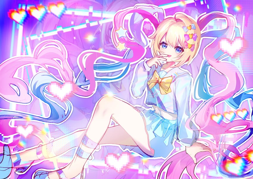 chouzetsusaikawa tenshi-chan (needy girl overdose) drawn by aorwu