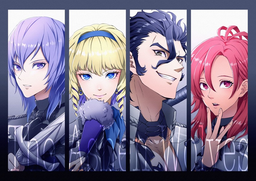 constance von nuvelle, hapi, yuri leclerc, and balthus von albrecht (fire emblem and 1 more) drawn by su-gu-ru