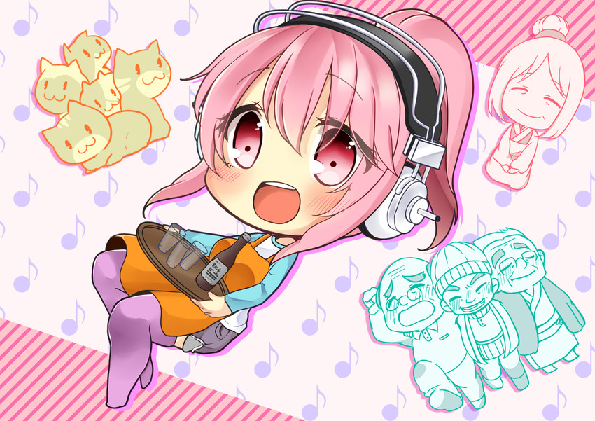 super sonico (nitroplus and 1 more) drawn by hachipuyo