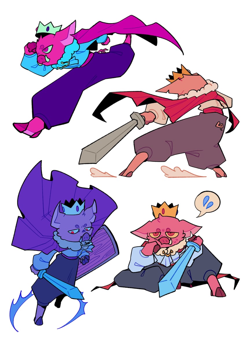 technoblade (minecraft and 2 more) drawn by vivi_(viridescenttemple)