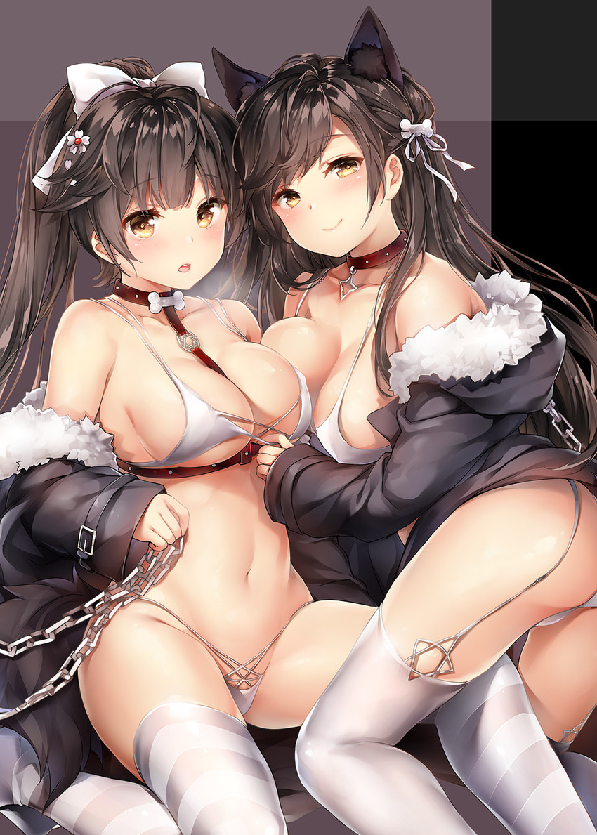 atago and takao (azur lane) drawn by chiyingzai