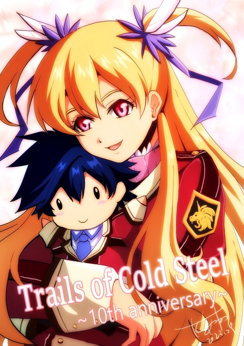 rean schwarzer and alisa reinford (eiyuu densetsu and 2 more) drawn by akane_kazami