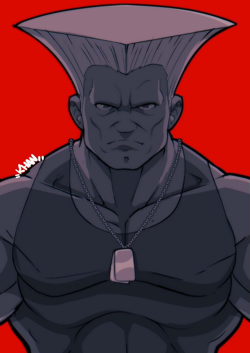 guile (street fighter and 2 more) drawn by yung_khan