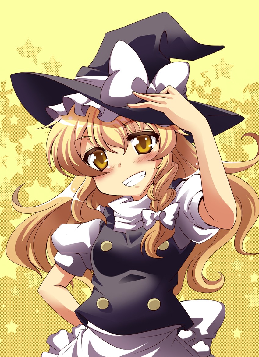 kirisame marisa (touhou) drawn by saipin