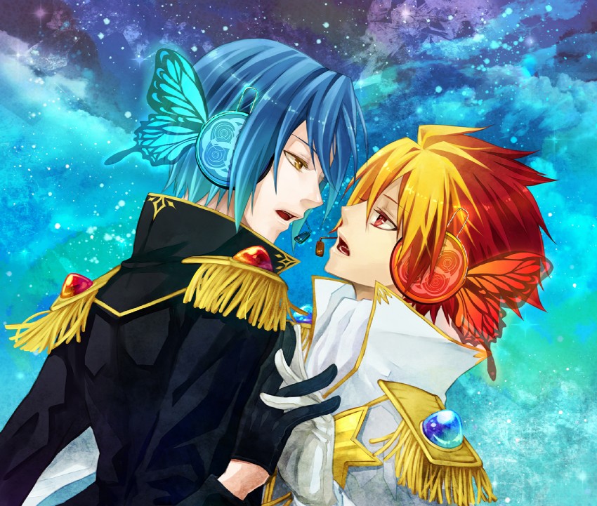 tsunashi takuto and shindou sugata (vocaloid and 2 more) drawn by twilightend
