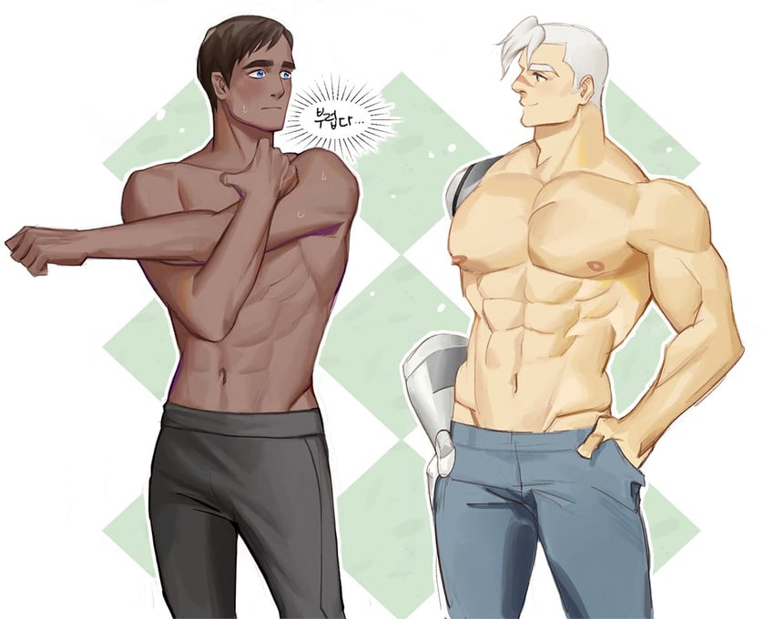 takashi shirogane and curtis (voltron and 1 more) drawn by alleveolive