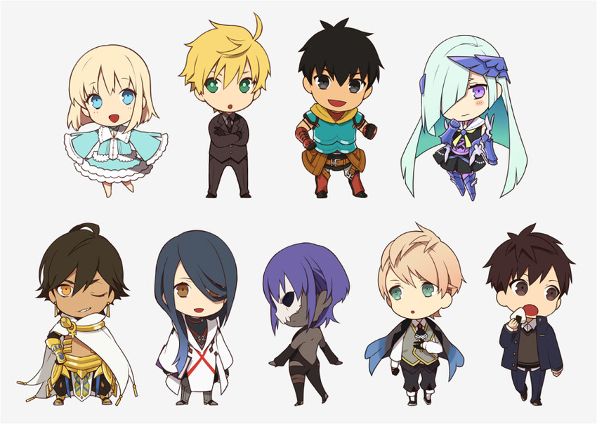hassan of serenity, arthur pendragon, brynhild, ozymandias, arash, and 5 more (fate and 2 more) drawn by nakahara_(mu_tation)