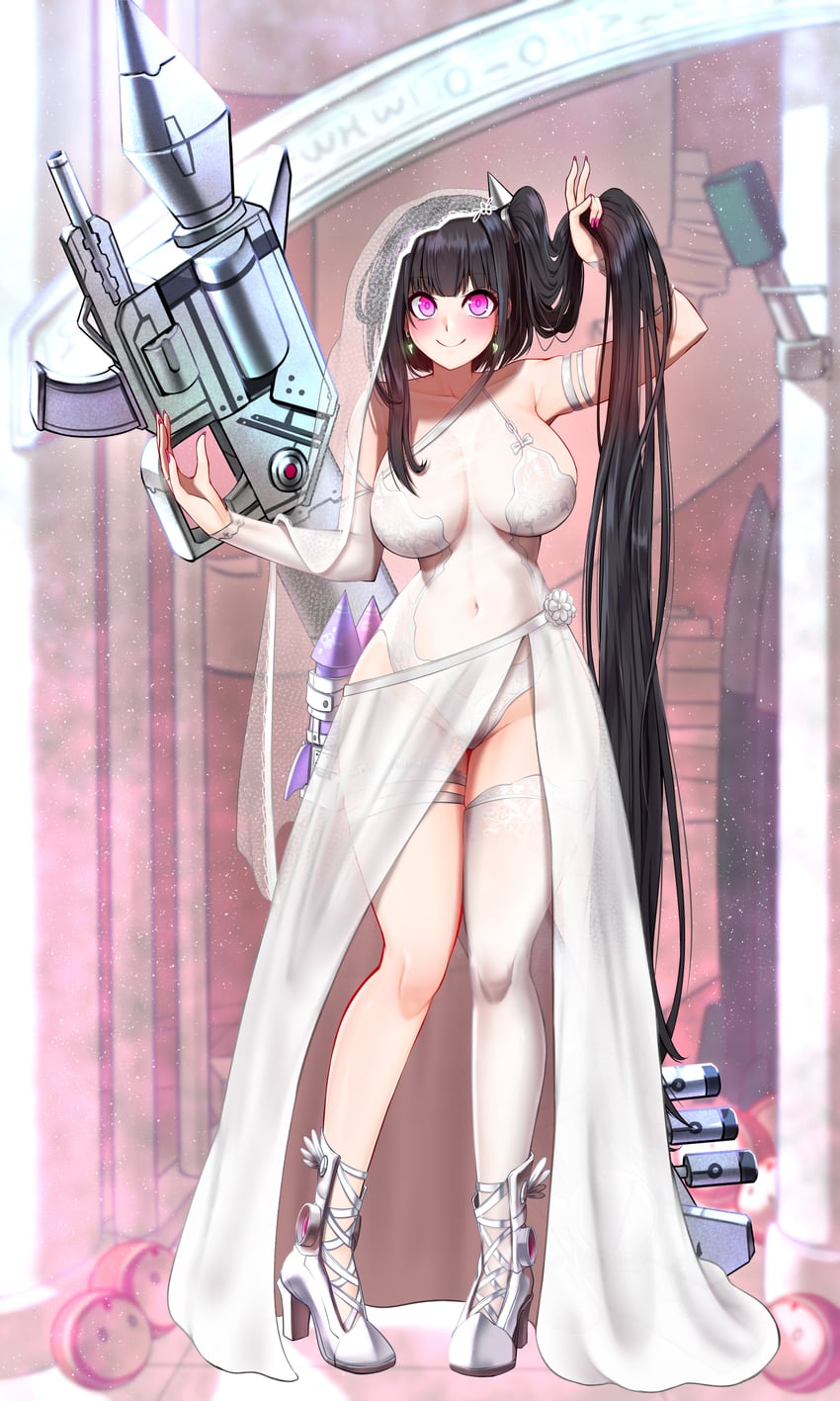 architect and goliath (girls' frontline) drawn by popoman