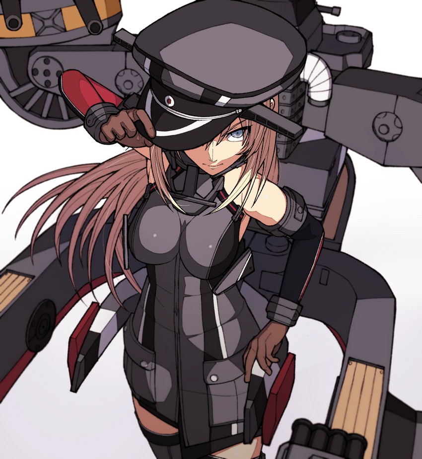 bismarck (kantai collection) drawn by mitsuashi_kurae