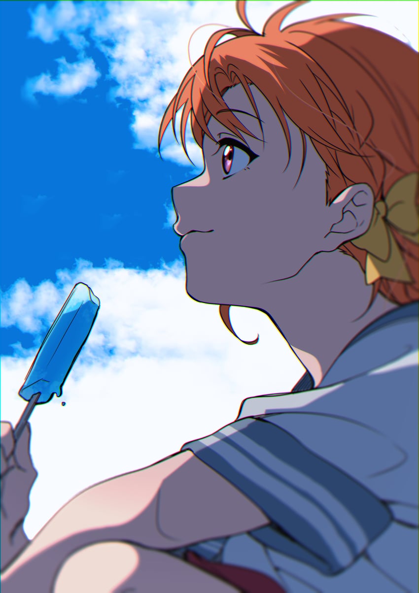 takami chika (love live! and 1 more) drawn by kougi_hiroshi