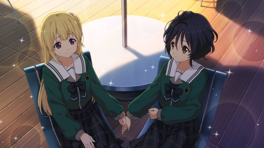 takigawa miu and fujima sakura (22/7 and 1 more)