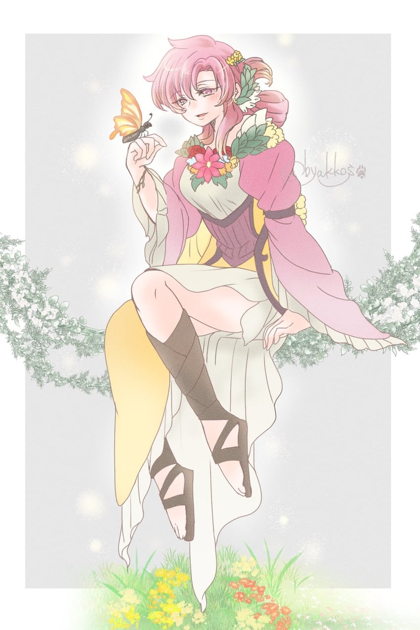 ethlyn (fire emblem and 1 more) drawn by byakkos