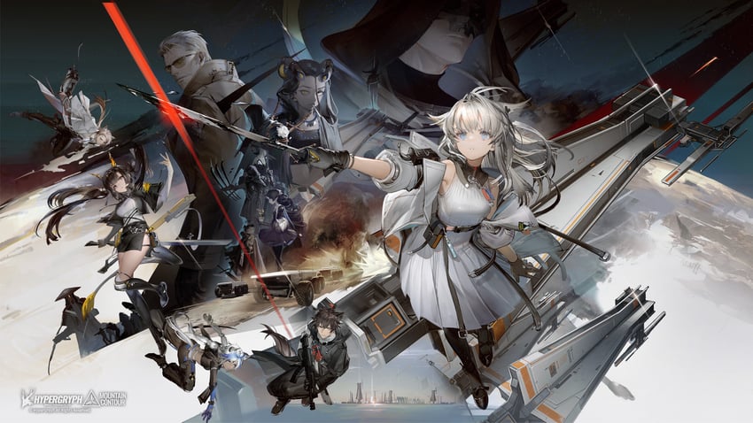 perlica, chen qianyu, wulfgard, and fjall (arknights and 1 more) drawn by liduke