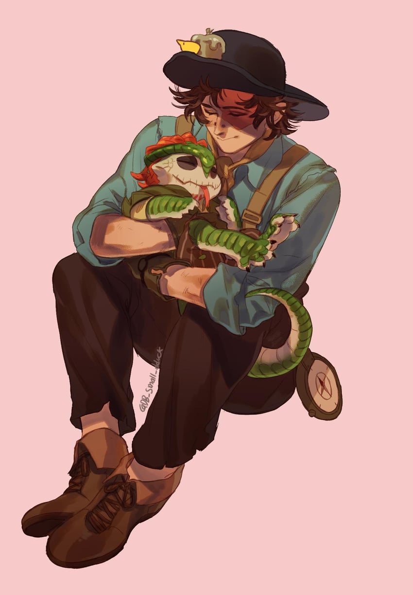 norton campbell and luchino (identity v) drawn by small_dduck