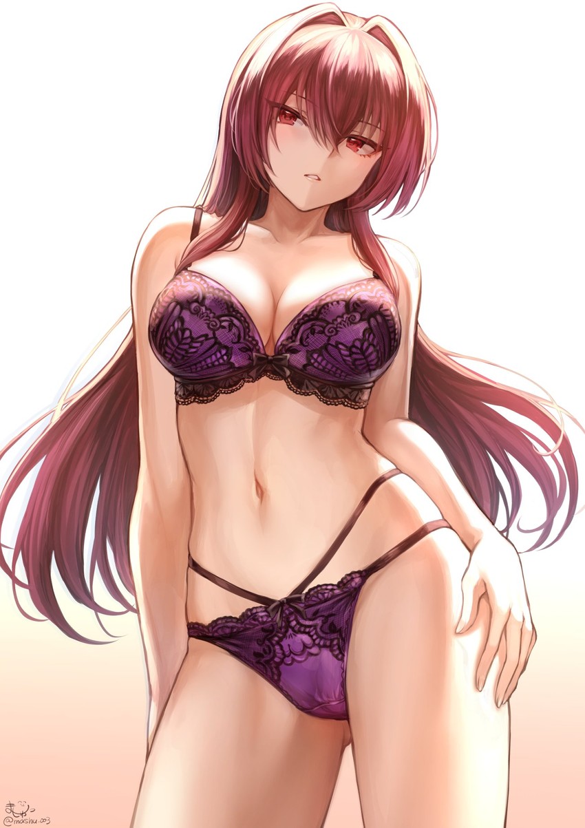 scathach (fate and 1 more) drawn by mashutarou_(neko_no_oyashiro)