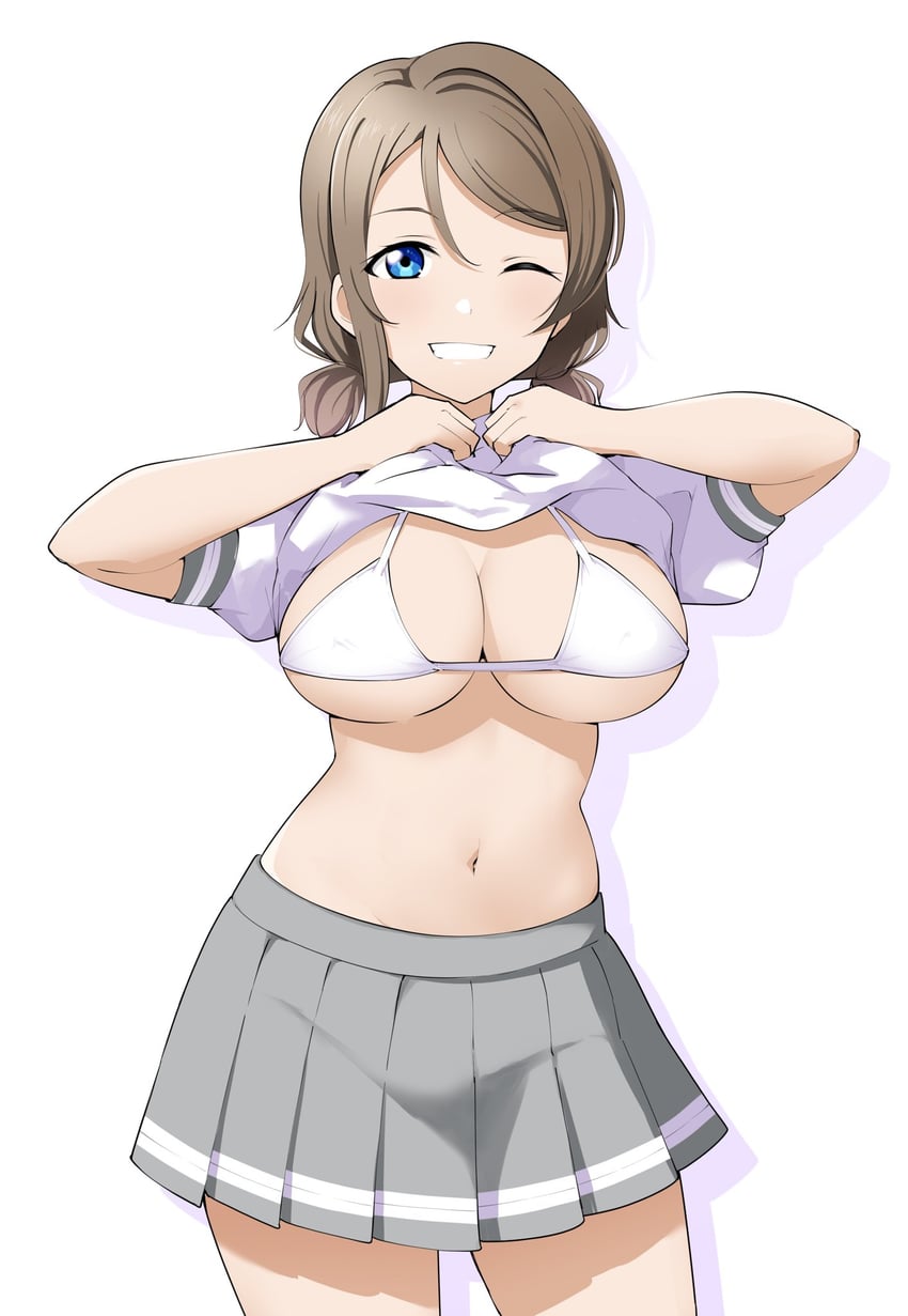 watanabe you (love live! and 1 more) drawn by barkhorn0331