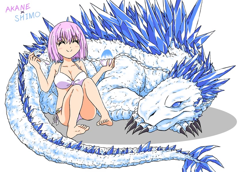 shinjou akane and shimo (gridman universe and 5 more) drawn by road-579
