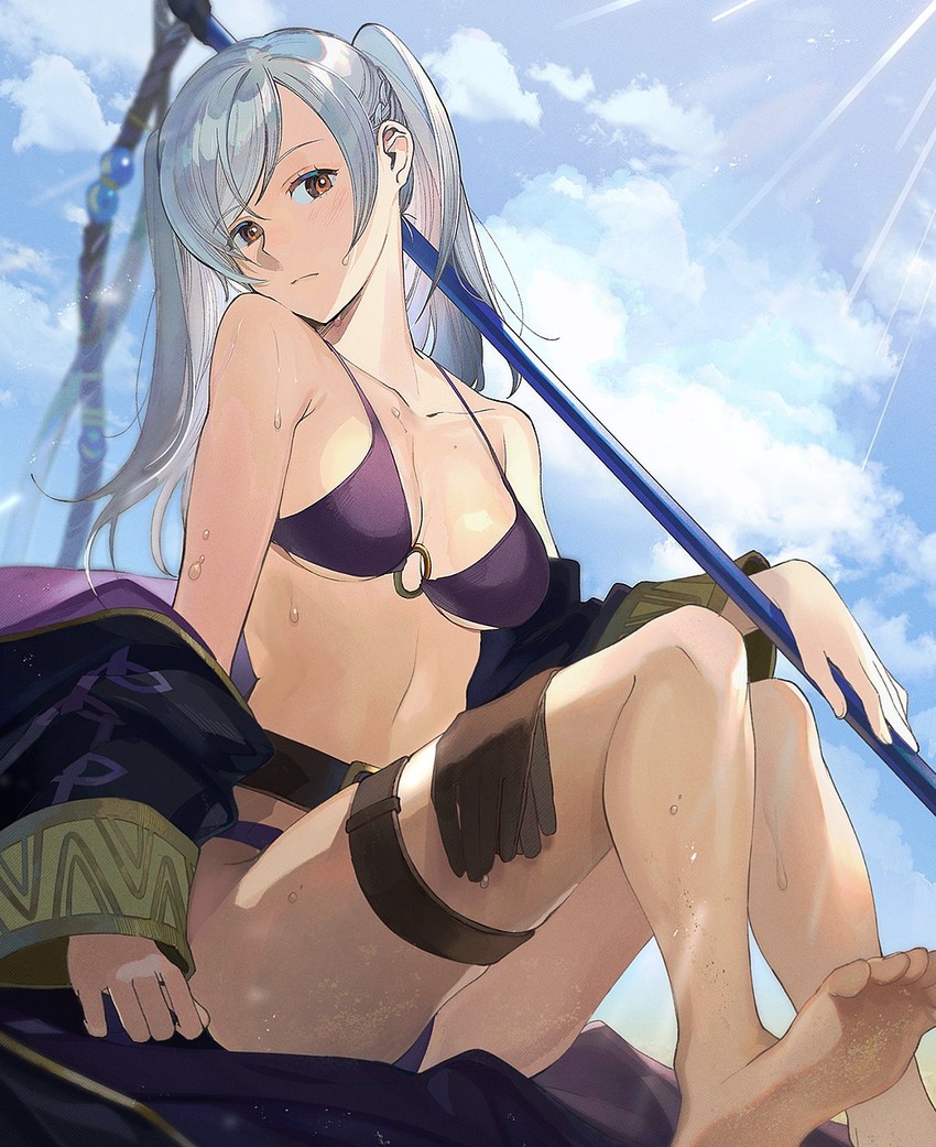 female robin (fire emblem and 2 more) drawn by kyufe