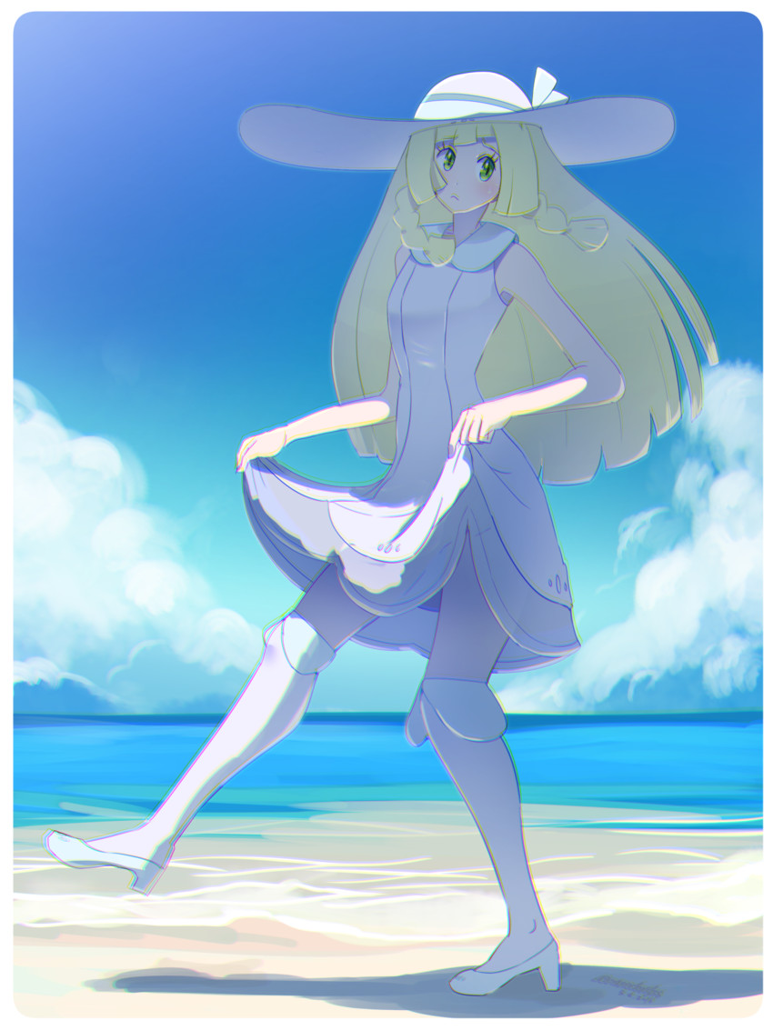 lillie (pokemon and 1 more) drawn by boris_(noborhys)