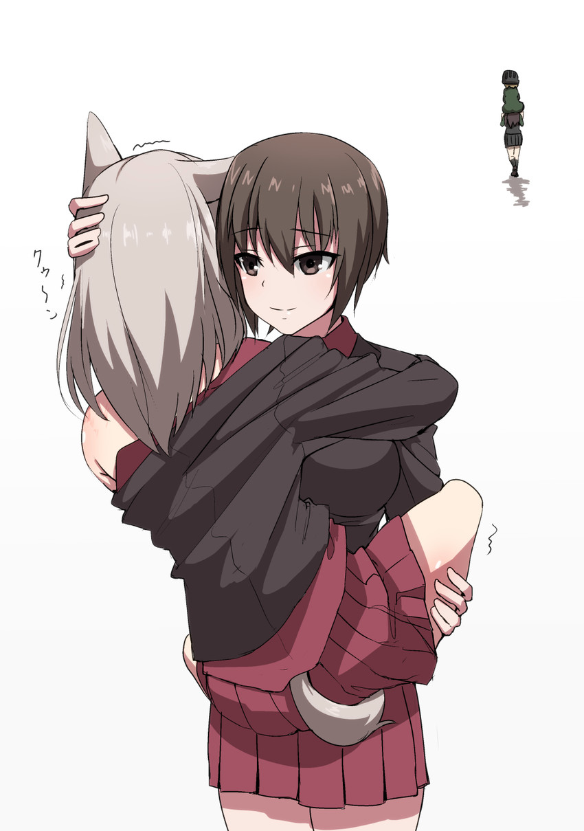 nishizumi maho, itsumi erika, katyusha, and nonna (girls und panzer) drawn by yamaori_(yamaorimon)