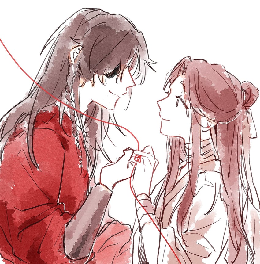 xie lian and hua cheng (tianguan cifu) drawn by cactaceae_801
