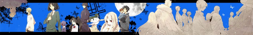 artoria pendragon, saber, tohsaka rin, illyasviel von einzbern, emiya shirou, and 18 more (fate and 1 more) drawn by haru_(toudai)