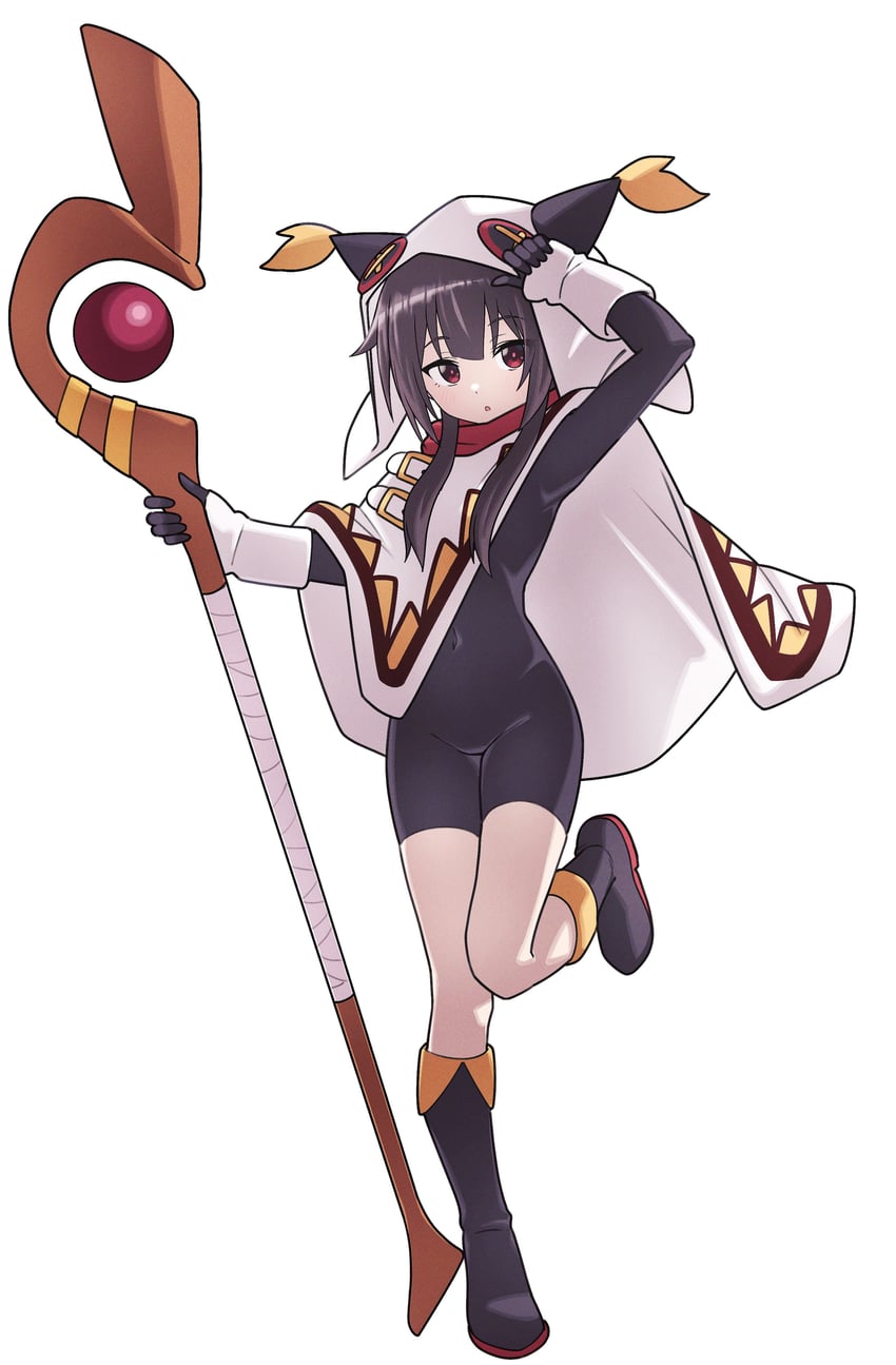 megumin (kono subarashii sekai ni shukufuku wo!) drawn by cachi_lo