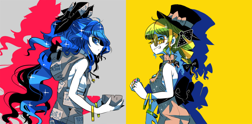 yorigami shion and yorigami jo'on (touhou) drawn by yt_(wai-tei)