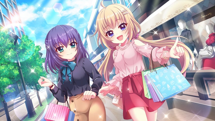 itsumura haruka and honjou kasumi (re:stage!) drawn by izumi_tsubasu