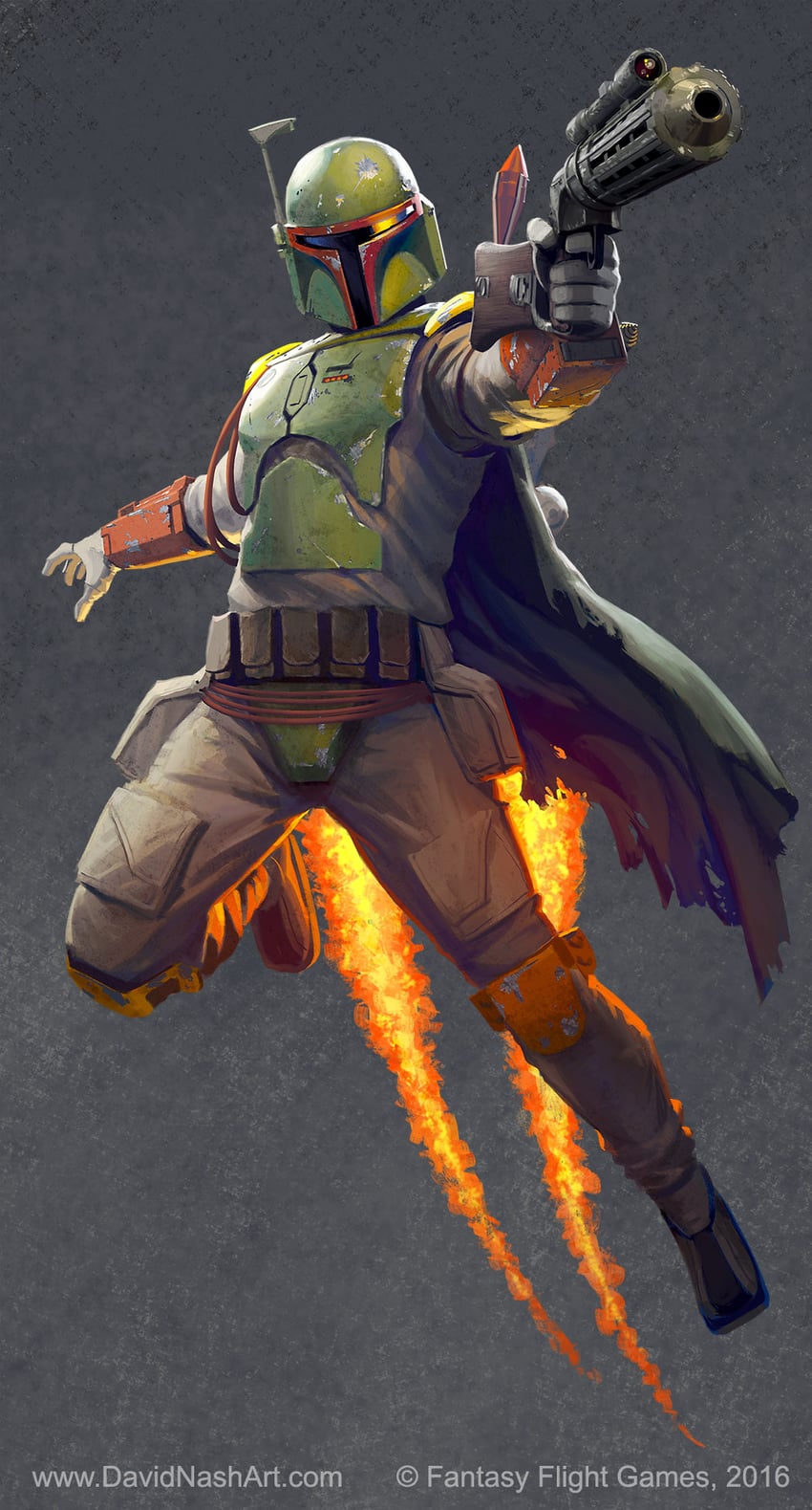 boba fett (star wars) drawn by david_auden_nash