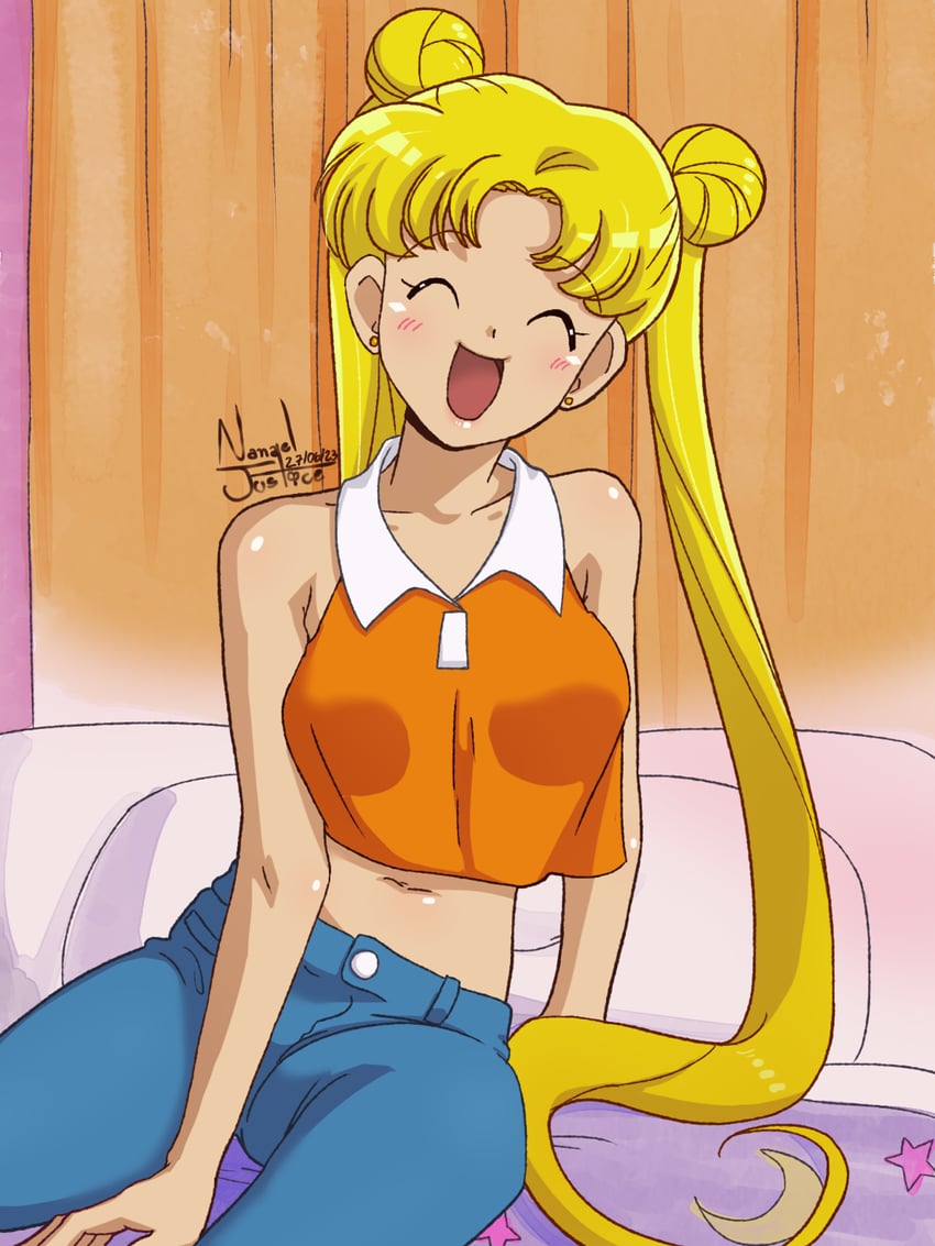 tsukino usagi (bishoujo senshi sailor moon) drawn by nanaeljustice