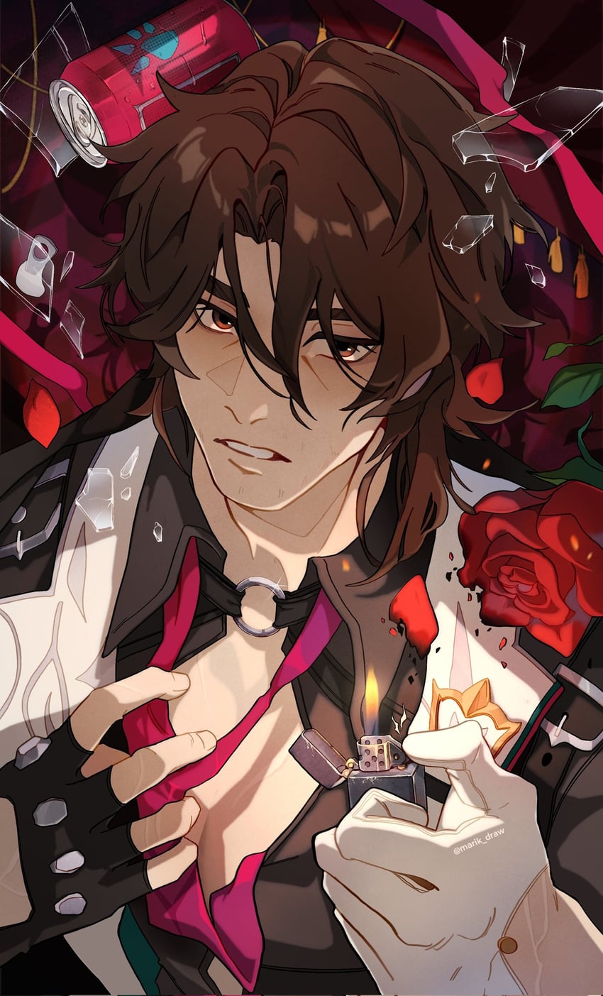 gallagher (honkai and 1 more) drawn by marik_draw