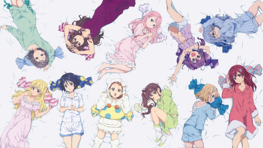 takigawa miu, maruyama akane, saito nicole, fujima sakura, sato reika, and 6 more (22/7) drawn by majiro_(mazurka)