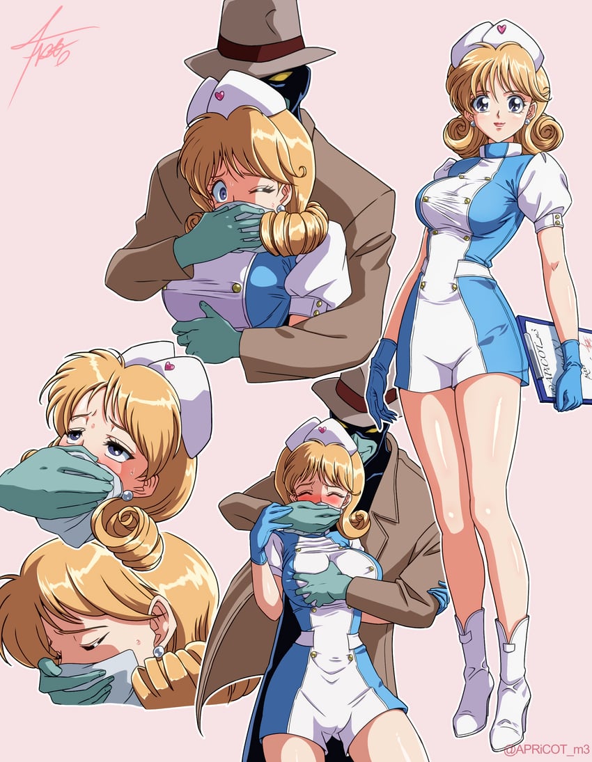 cutie honey, kisaragi honey, and nurse honey (cutie honey) drawn by sakura_painter