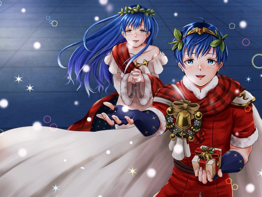 marth and elice (fire emblem and 2 more) drawn by aplche