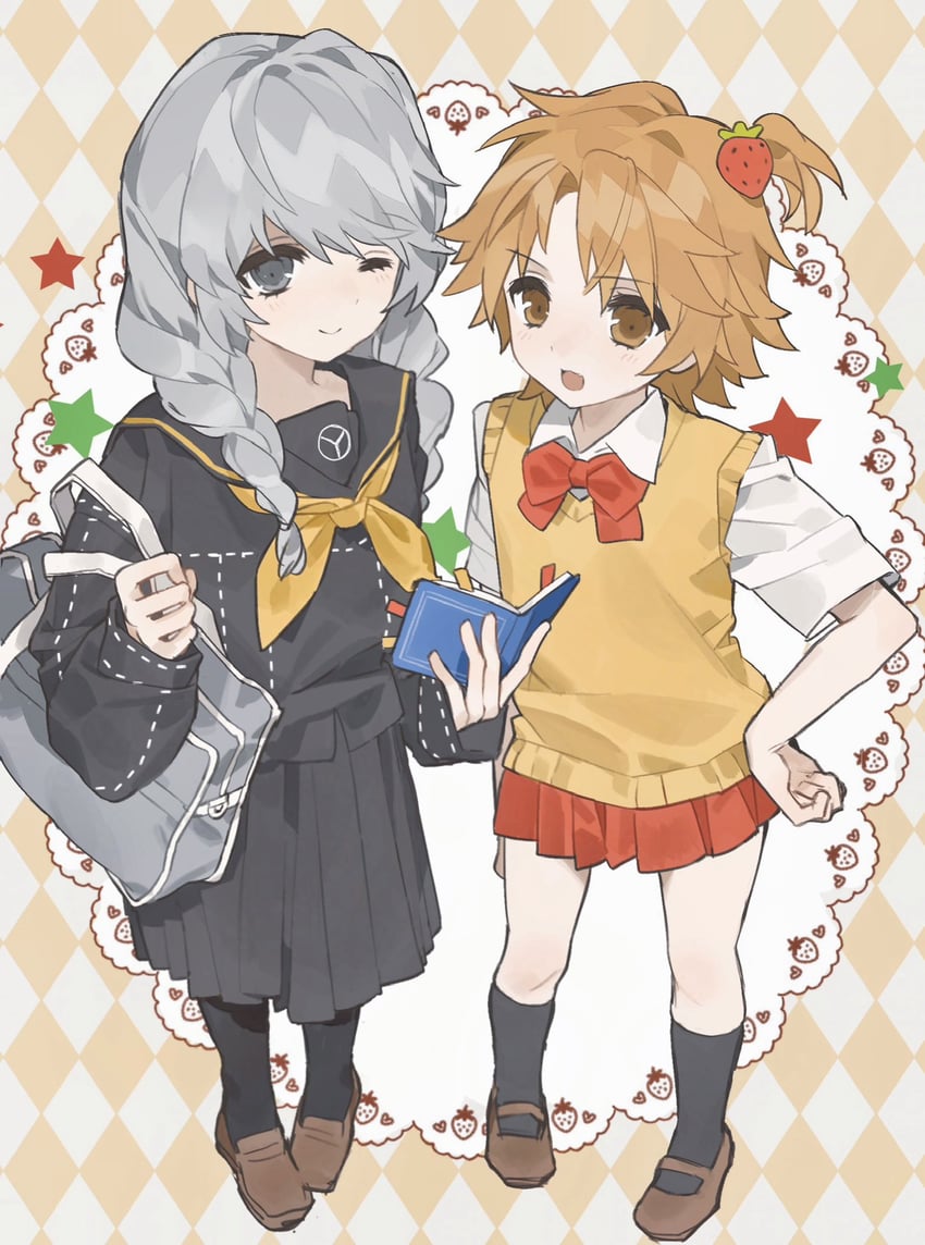 narukami yu and hanamura yousuke (persona and 1 more) drawn by gelato1014