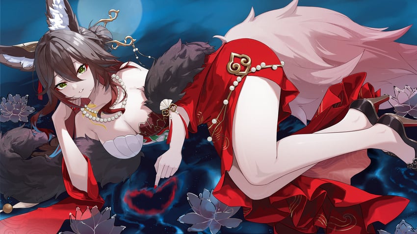 tingyun and fugue (honkai and 1 more) drawn by lilin_(pixiv_25958194)