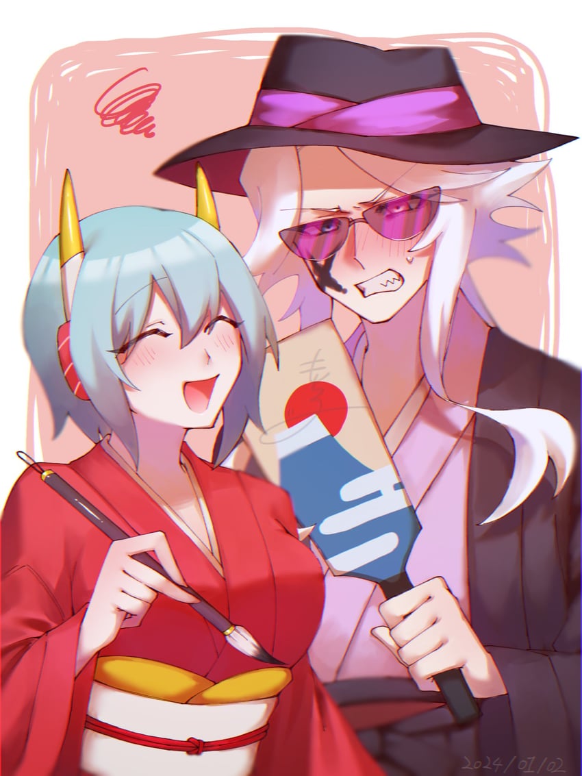 inkamuko and waruiman (kura sushi) drawn by omochi_san_0w0