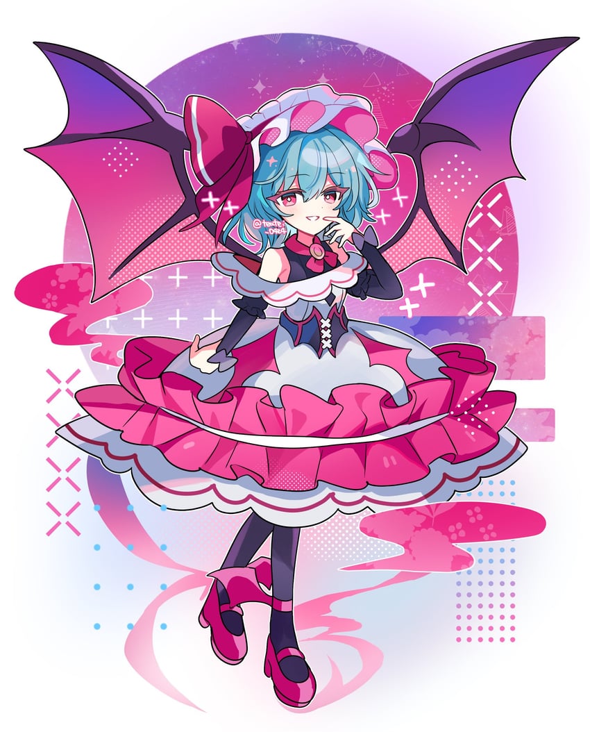 remilia scarlet (touhou and 1 more) drawn by shirocha_tei