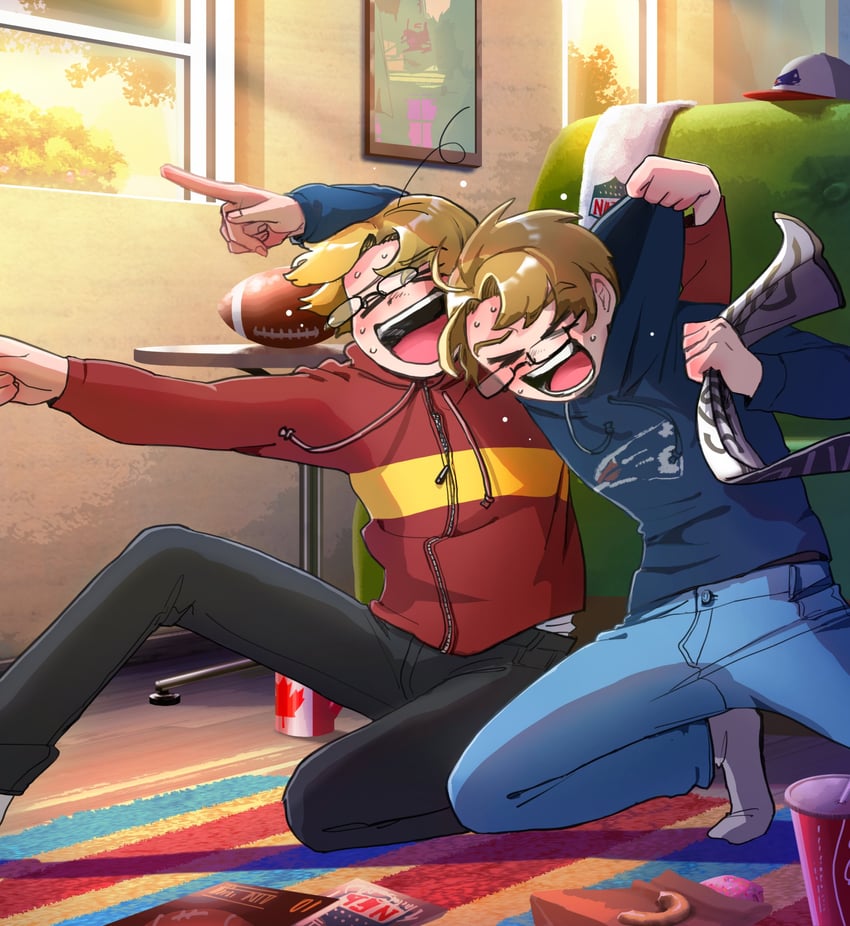 america and canada (axis powers hetalia and 2 more) drawn by pcpc_onaka