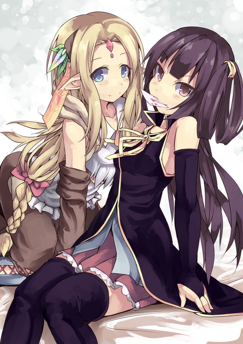clammy zell and feel nilvalen (no game no life) drawn by normaland
