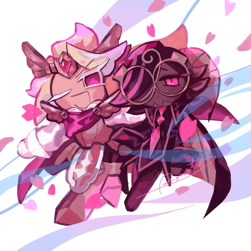 espresso cookie and madeleine cookie (cookie run and 1 more) drawn by rn9j
