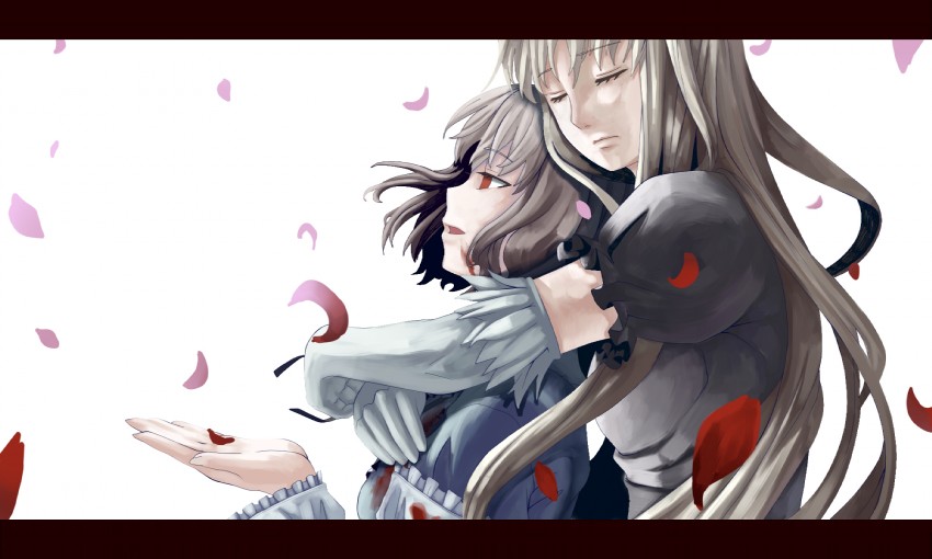 yakumo yukari and saigyouji yuyuko (touhou) drawn by a.torii