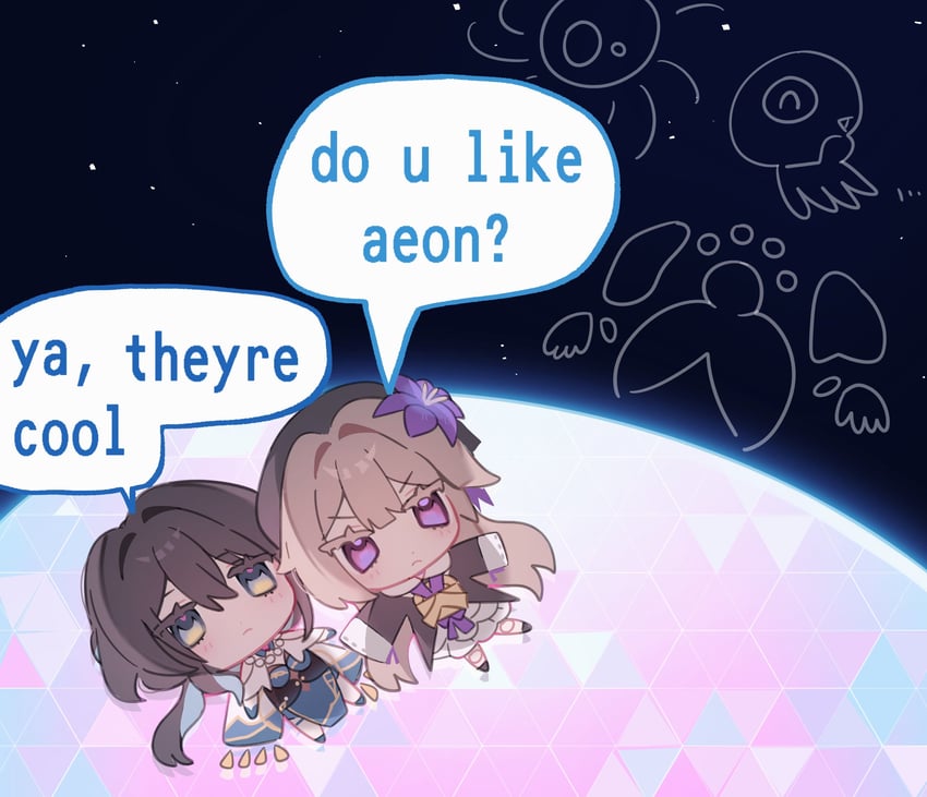 herta, ruan mei, ix, nous, and qlipoth (honkai and 1 more) drawn by conwoll511