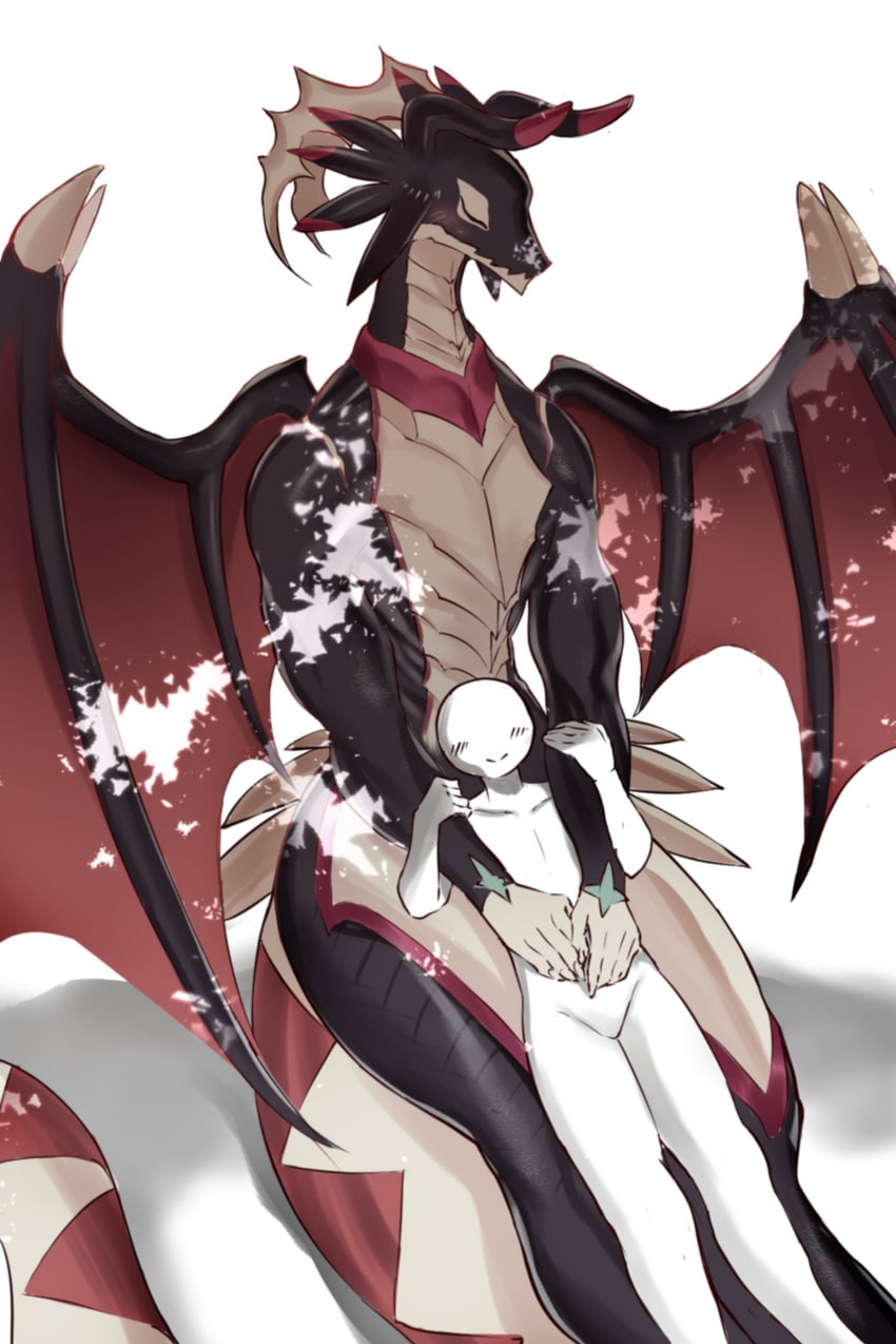 house dragonmaid and dragonmaid sheou (yu-gi-oh!) drawn by dougaku_(passionpit777)