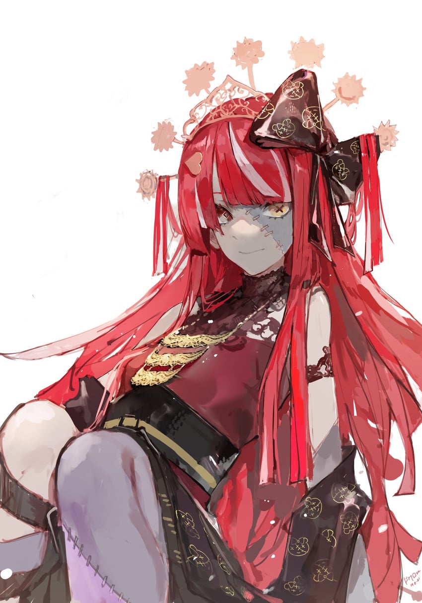 kureiji ollie (hololive and 1 more) drawn by dokuro_deluxe