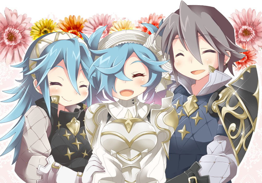 soleil, peri, and laslow (fire emblem and 1 more) drawn by momosemocha